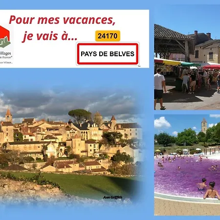 Au Lilas Rose Maison Entre Campagne Et Village Holiday home Belves